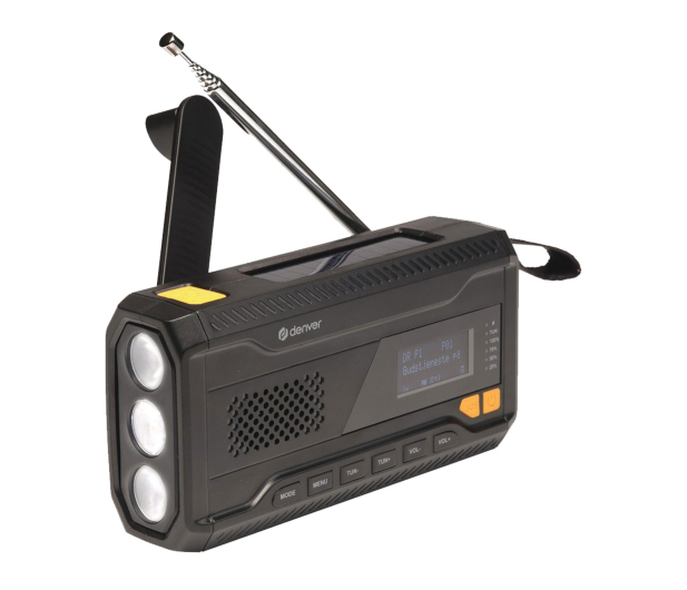 Denver Radio solarne Denver SCD-2033 z lampką i funkcją SOS - 1535082 - zdjęcie